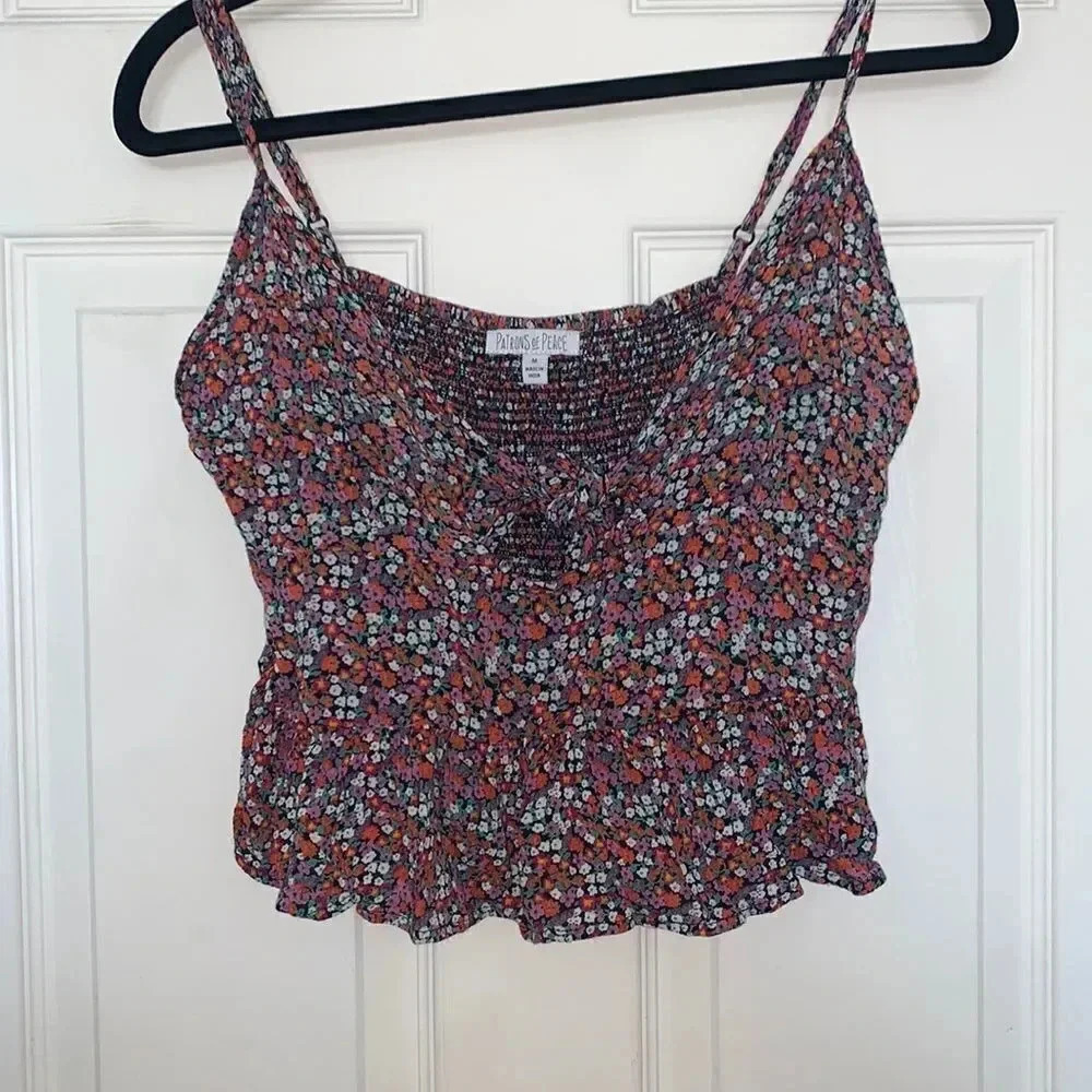 Patrons of Peace Floral Tank Top